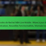 Codes de Rachat NBA Live Mobile : Mises à jour de l’application, Nouvelles fonctionnalités, Monnaie bonus