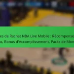 Codes de Rachat NBA Live Mobile : Récompenses de Jalons, Bonus d’Accomplissement, Packs de Monnaie
