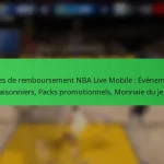 Codes de remboursement NBA Live Mobile : Événements saisonniers, Packs promotionnels, Monnaie du jeu