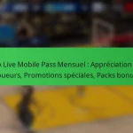 NBA Live Mobile Pass Mensuel : Appréciation des joueurs, Promotions spéciales, Packs bonus