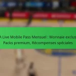 NBA Live Mobile Pass Mensuel : Monnaie exclusive, Packs premium, Récompenses spéciales