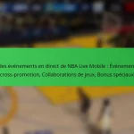 Prix des événements en direct de NBA Live Mobile : Événements de cross-promotion, Collaborations de jeux, Bonus spéciaux